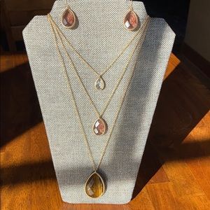 Chloe + Isabel Minaret Necklace and Earrings